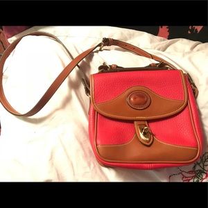 Vintage Dooney & Bourke Red Leather Handbag ❤️👜